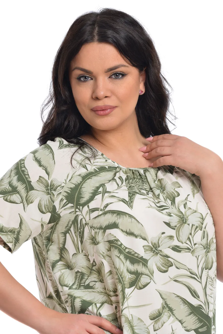 Bluza dama imprimeu floral V196c Bluza dama imprimeu floral