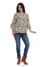 Bluza de vara cu volane