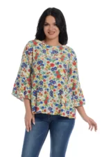 Bluza de vara cu volane