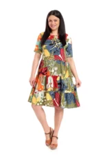 Rochie de vara cu volane
