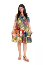 Rochie de vara cu volane