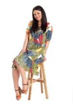 Rochie de vara cu volane